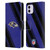 NFL Baltimore Ravens Artwork Stripes Leather Book Wallet Case Cover For Apple iPhone 11