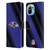 NFL Baltimore Ravens Artwork Stripes Leather Book Wallet Case Cover For Xiaomi Mi 11