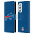 NFL Buffalo Bills Logo Plain Leather Book Wallet Case Cover For Motorola Edge X30