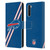 NFL Buffalo Bills Logo Stripes Leather Book Wallet Case Cover For OnePlus Nord 5G