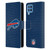 NFL Buffalo Bills Logo Football Leather Book Wallet Case Cover For Samsung Galaxy F22 (2021)