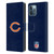 NFL Chicago Bears Logo Plain Leather Book Wallet Case Cover For Apple iPhone 12 Pro Max