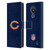 NFL Chicago Bears Logo Plain Leather Book Wallet Case Cover For Nokia C21