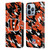 NFL Cincinnati Bengals Logo Camou Leather Book Wallet Case Cover For Apple iPhone 13 Pro