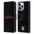 NFL Cincinnati Bengals Logo Distressed Look Leather Book Wallet Case Cover For Apple iPhone 13 Pro