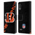 NFL Cincinnati Bengals Logo Stripes Leather Book Wallet Case Cover For LG K22