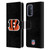 NFL Cincinnati Bengals Logo Plain Leather Book Wallet Case Cover For OPPO A54 5G