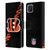 NFL Cincinnati Bengals Logo Stripes Leather Book Wallet Case Cover For OPPO Reno4 Z 5G