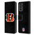 NFL Cincinnati Bengals Logo Plain Leather Book Wallet Case Cover For Samsung Galaxy A13 (2022)