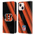 NFL Cincinnati Bengals Artwork Stripes Leather Book Wallet Case Cover For Apple iPhone 13 Mini