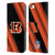NFL Cincinnati Bengals Artwork Stripes Leather Book Wallet Case Cover For Apple iPhone 6 / iPhone 6s