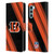 NFL Cincinnati Bengals Artwork Stripes Leather Book Wallet Case Cover For Motorola Edge S30 / Moto G200 5G