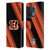NFL Cincinnati Bengals Artwork Stripes Leather Book Wallet Case Cover For OnePlus 10 Pro