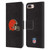 NFL Cleveland Browns Logo Plain Leather Book Wallet Case Cover For Apple iPhone 7 Plus / iPhone 8 Plus