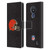NFL Cleveland Browns Logo Plain Leather Book Wallet Case Cover For Nokia C21