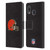 NFL Cleveland Browns Logo Plain Leather Book Wallet Case Cover For Samsung Galaxy A33 5G (2022)