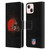 NFL Cleveland Browns Artwork LED Leather Book Wallet Case Cover For Apple iPhone 13