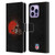 NFL Cleveland Browns Artwork LED Leather Book Wallet Case Cover For Apple iPhone 14 Pro Max