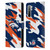 NFL Denver Broncos Logo Camou Leather Book Wallet Case Cover For Huawei Nova 7 SE/P40 Lite 5G