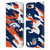 NFL Denver Broncos Logo Camou Leather Book Wallet Case Cover For Apple iPhone 7 Plus / iPhone 8 Plus