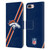 NFL Denver Broncos Logo Stripes Leather Book Wallet Case Cover For Apple iPhone 7 Plus / iPhone 8 Plus