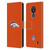 NFL Denver Broncos Logo Plain Leather Book Wallet Case Cover For Nokia C21
