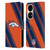 NFL Denver Broncos Artwork Stripes Leather Book Wallet Case Cover For Huawei P50