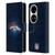 NFL Denver Broncos Artwork LED Leather Book Wallet Case Cover For Huawei P50 Pro