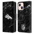 NFL Denver Broncos Artwork Marble Leather Book Wallet Case Cover For Apple iPhone 13 Mini