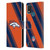 NFL Denver Broncos Artwork Stripes Leather Book Wallet Case Cover For Nokia G11 Plus