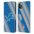 NFL Detroit Lions Artwork Stripes Leather Book Wallet Case Cover For Apple iPhone 11 Pro Max