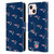 NFL New England Patriots Artwork Patterns Leather Book Wallet Case Cover For Apple iPhone 13