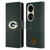 NFL Green Bay Packers Logo Football Leather Book Wallet Case Cover For Huawei P50 Pro