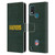 NFL Green Bay Packers Logo Distressed Look Leather Book Wallet Case Cover For Nokia G11 Plus