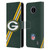 NFL Green Bay Packers Logo Stripes Leather Book Wallet Case Cover For Nokia C10 / C20