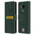 NFL Green Bay Packers Logo Distressed Look Leather Book Wallet Case Cover For Nokia C30