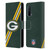 NFL Green Bay Packers Logo Stripes Leather Book Wallet Case Cover For OnePlus Nord CE 5G