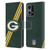 NFL Green Bay Packers Logo Stripes Leather Book Wallet Case Cover For OPPO Reno8 4G