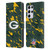 NFL Green Bay Packers Logo Camou Leather Book Wallet Case Cover For Samsung Galaxy S21 Ultra 5G