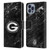 NFL Green Bay Packers Artwork Marble Leather Book Wallet Case Cover For Apple iPhone 14