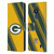 NFL Green Bay Packers Artwork Stripes Leather Book Wallet Case Cover For Nokia C21