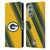 NFL Green Bay Packers Artwork Stripes Leather Book Wallet Case Cover For OnePlus 9