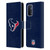 NFL Houston Texans Logo Plain Leather Book Wallet Case Cover For OPPO A54 5G