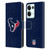 NFL Houston Texans Logo Plain Leather Book Wallet Case Cover For OPPO Reno8 Pro