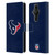 NFL Houston Texans Logo Plain Leather Book Wallet Case Cover For Sony Xperia Pro-I