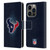 NFL Houston Texans Artwork LED Leather Book Wallet Case Cover For Apple iPhone 14 Pro