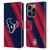 NFL Houston Texans Artwork Stripes Leather Book Wallet Case Cover For Apple iPhone 14 Pro
