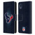 NFL Houston Texans Artwork LED Leather Book Wallet Case Cover For Samsung Galaxy A01 Core (2020)