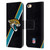 NFL Jacksonville Jaguars Logo Stripes Leather Book Wallet Case Cover For Apple iPhone 6 / iPhone 6s