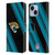 NFL Jacksonville Jaguars Artwork Stripes Leather Book Wallet Case Cover For Apple iPhone 14 Plus